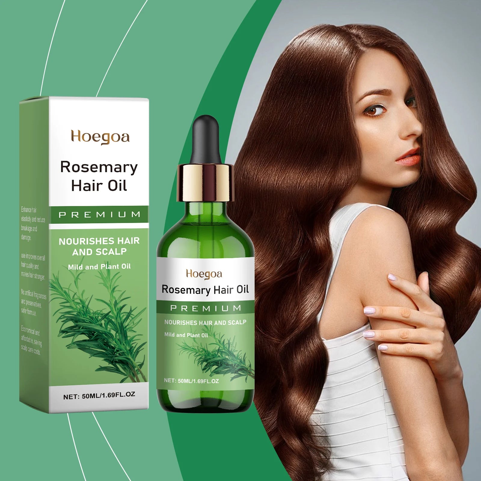 Rosemary Hair Growth Oil for Scalp Treatment and Thickening - 2