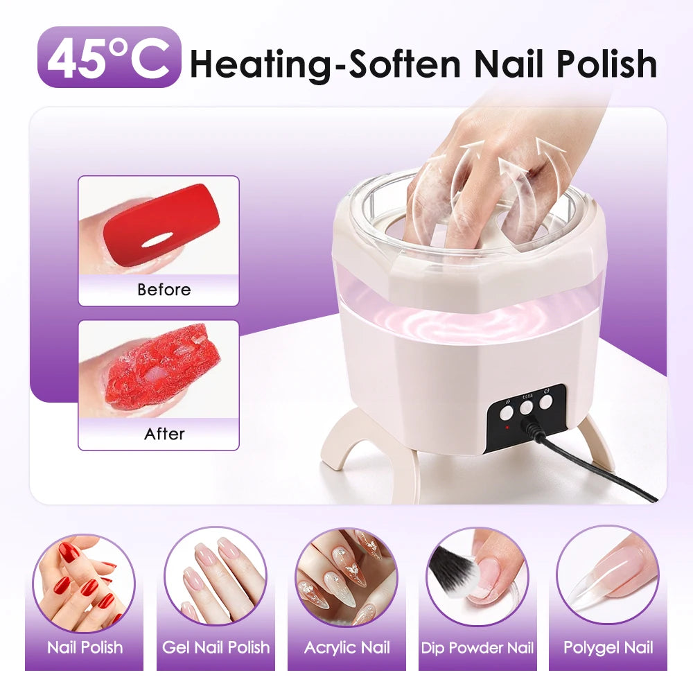 2-in-1 Electric Gel Nail Polish Remover and UV Dryer for Manicures