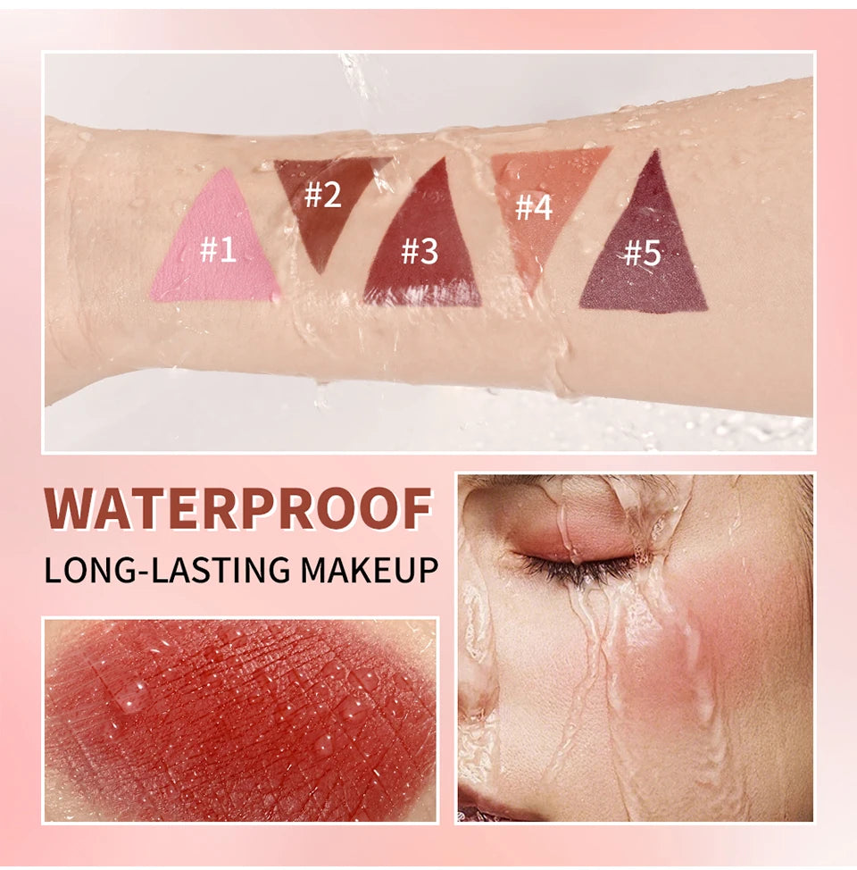 Long-Lasting Matte Bronzer Powder for Smooth Face Contouring - 25