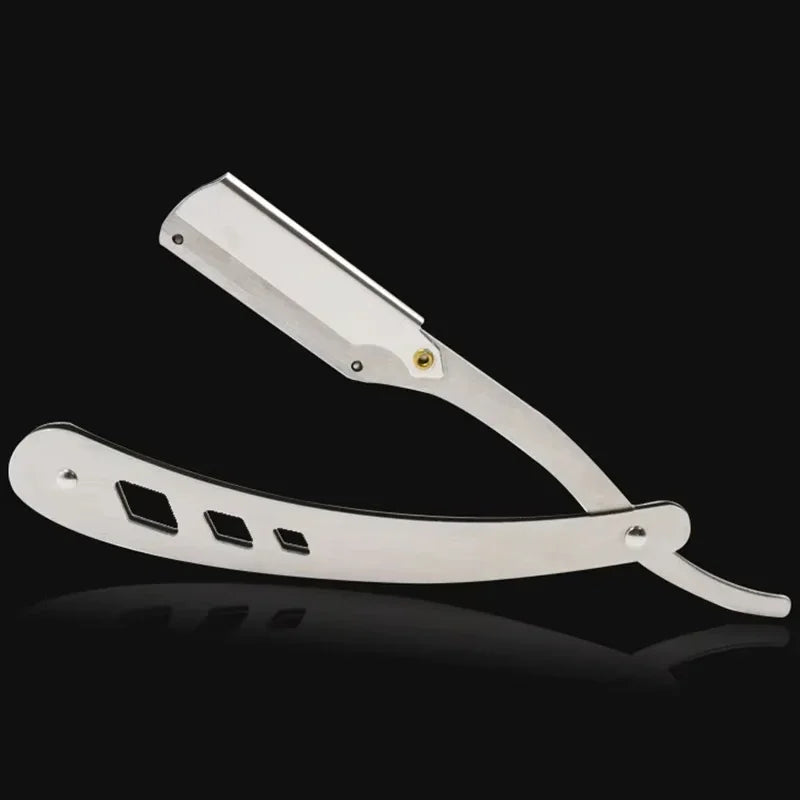 Professional Stainless Steel Folding Straight Razor for Smooth Shaving