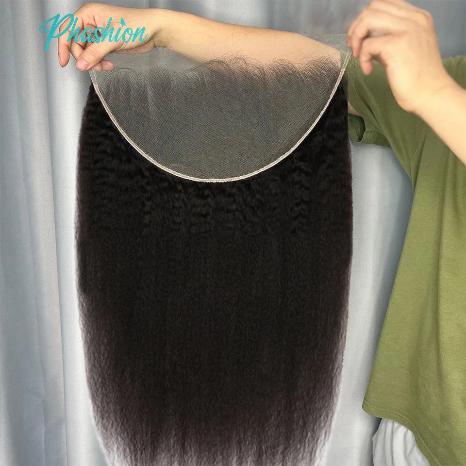 13x6 HD Lace Kinky Curly Frontal for Seamless Natural Hairlines