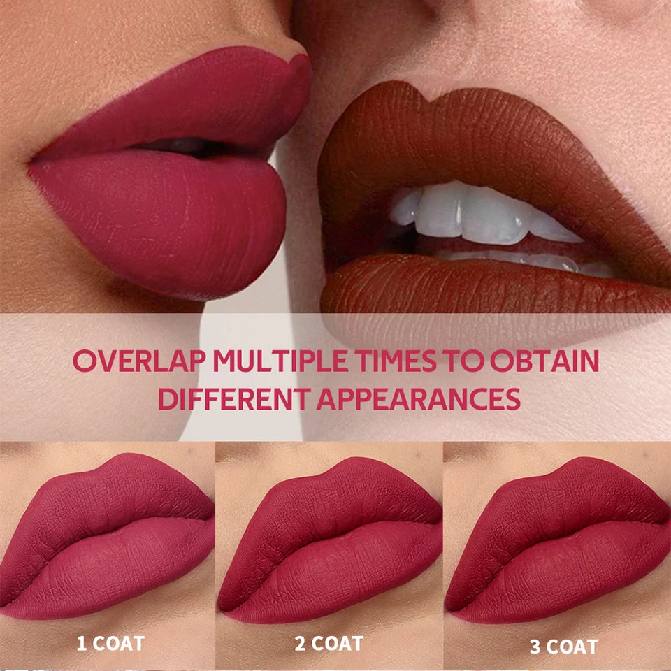 Waterproof Matte Lip Tint for Long-Lasting Comfortable All-Day Wear