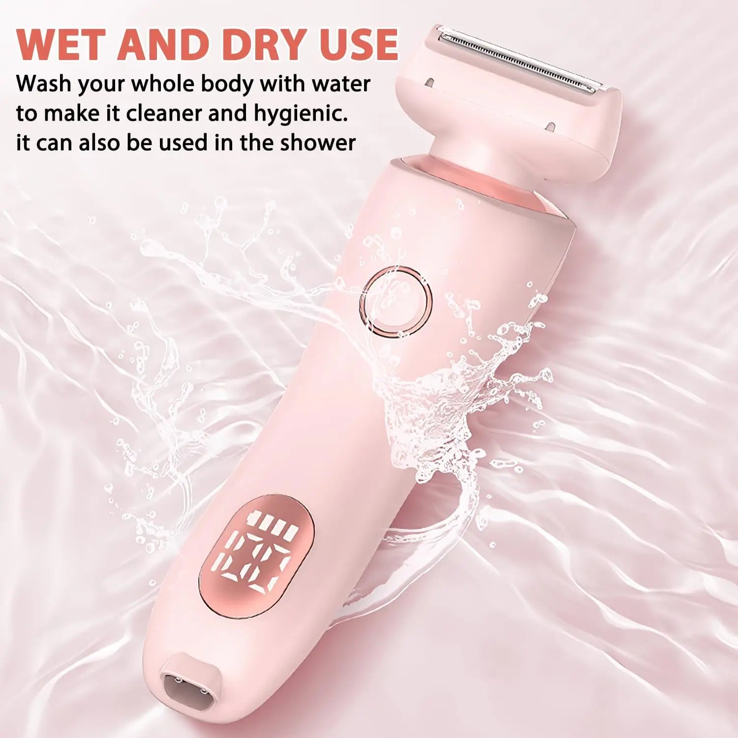 Electric Painless Hair Removal Shaver for Women's Body and Face - 5