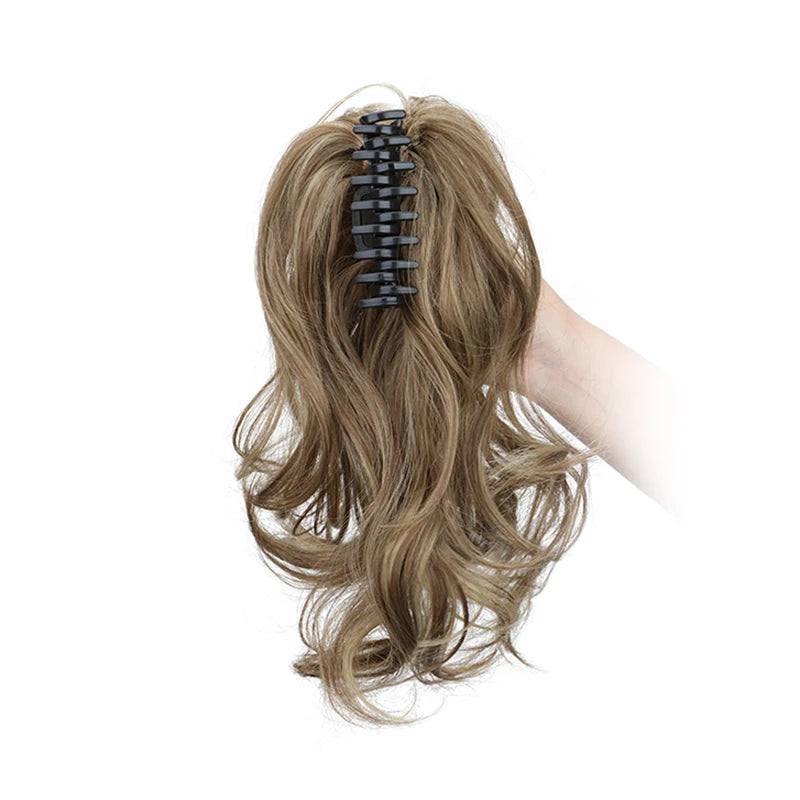 12-Inch Curly Claw Clip Ponytail Extension - 15