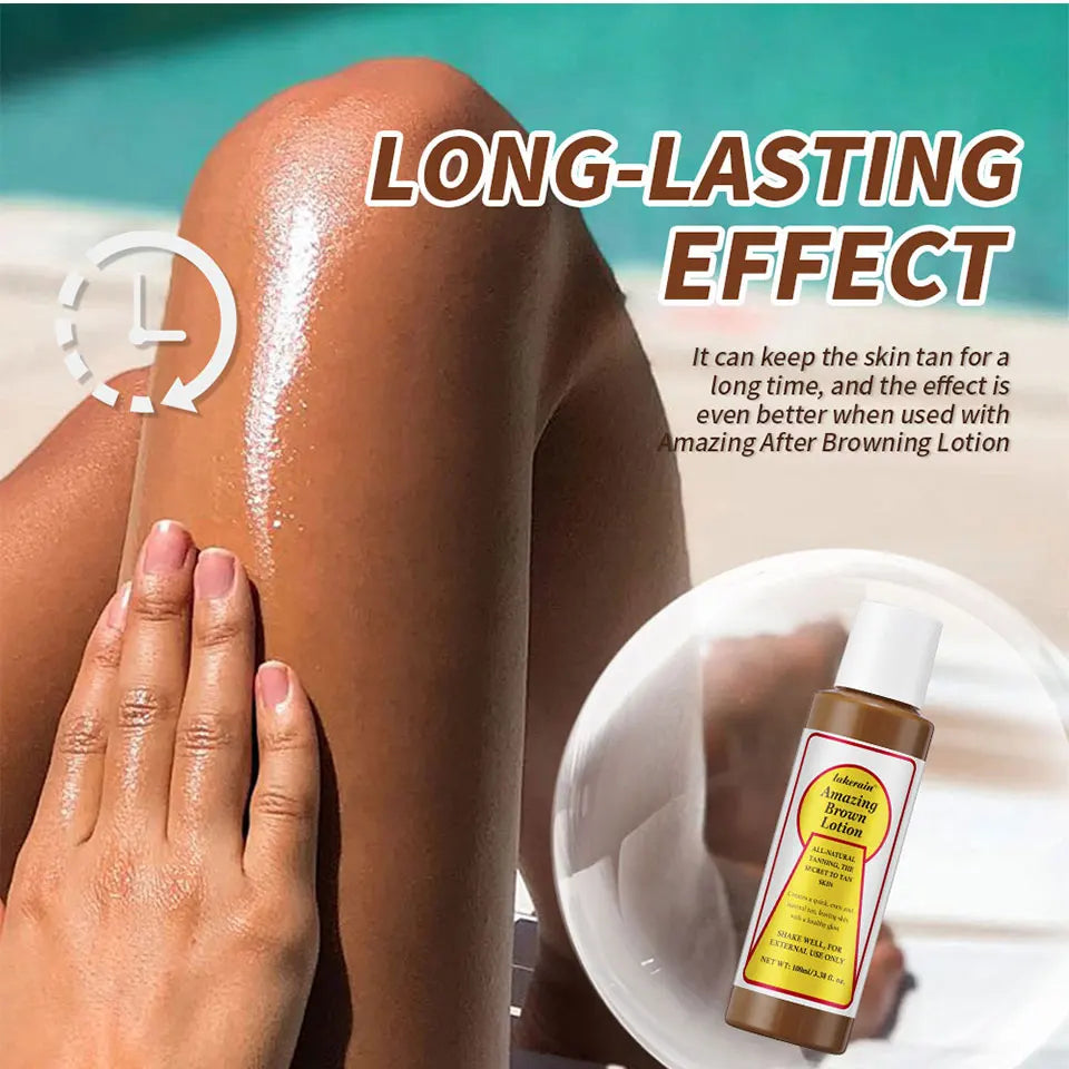 Sunless Tanning Body Lotion for a Deep Natural Bronze Glow