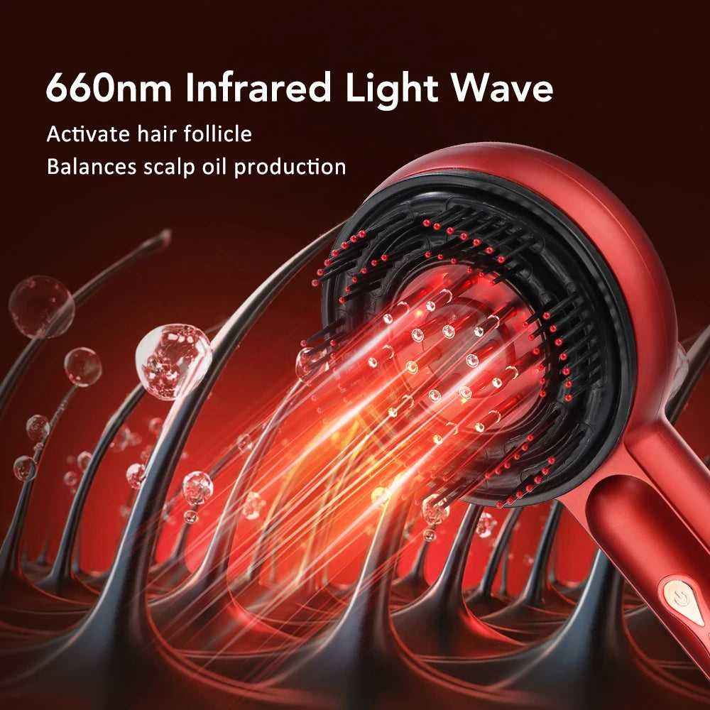 Electric Scalp Massage Comb with Liquid Applicator for Hair Growth - 18