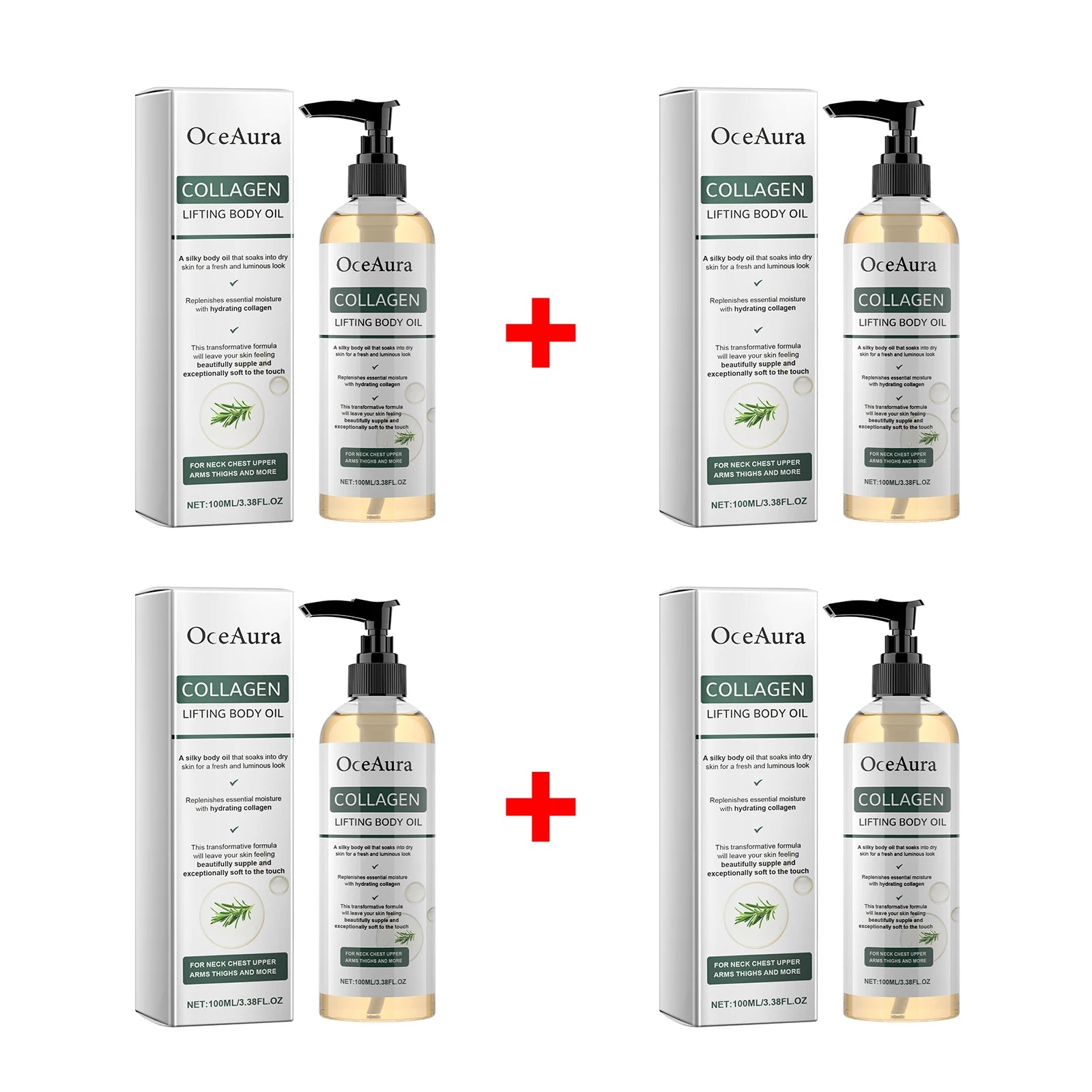 Collagen Body Firming Massage Oil for Skin Tightening and Hydration - 16