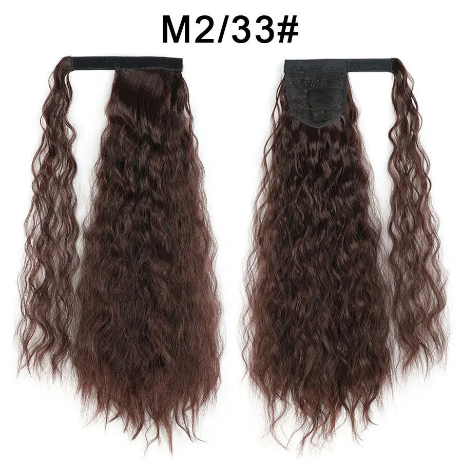 Long Wavy Synthetic Wrap Around Ponytail Extension for Instant Volume
