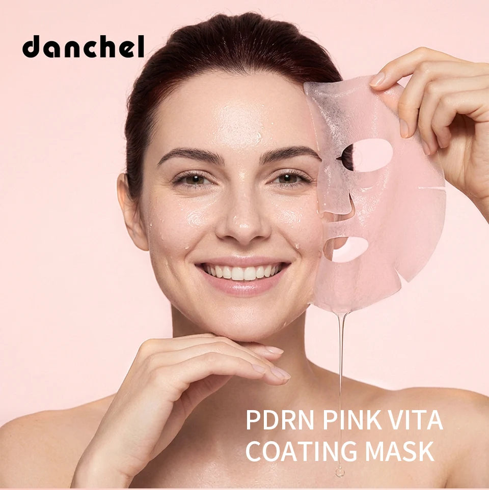 Salmon DNA PDRN Pink Vitamin Hydrating Facial Sheet Mask - 7
