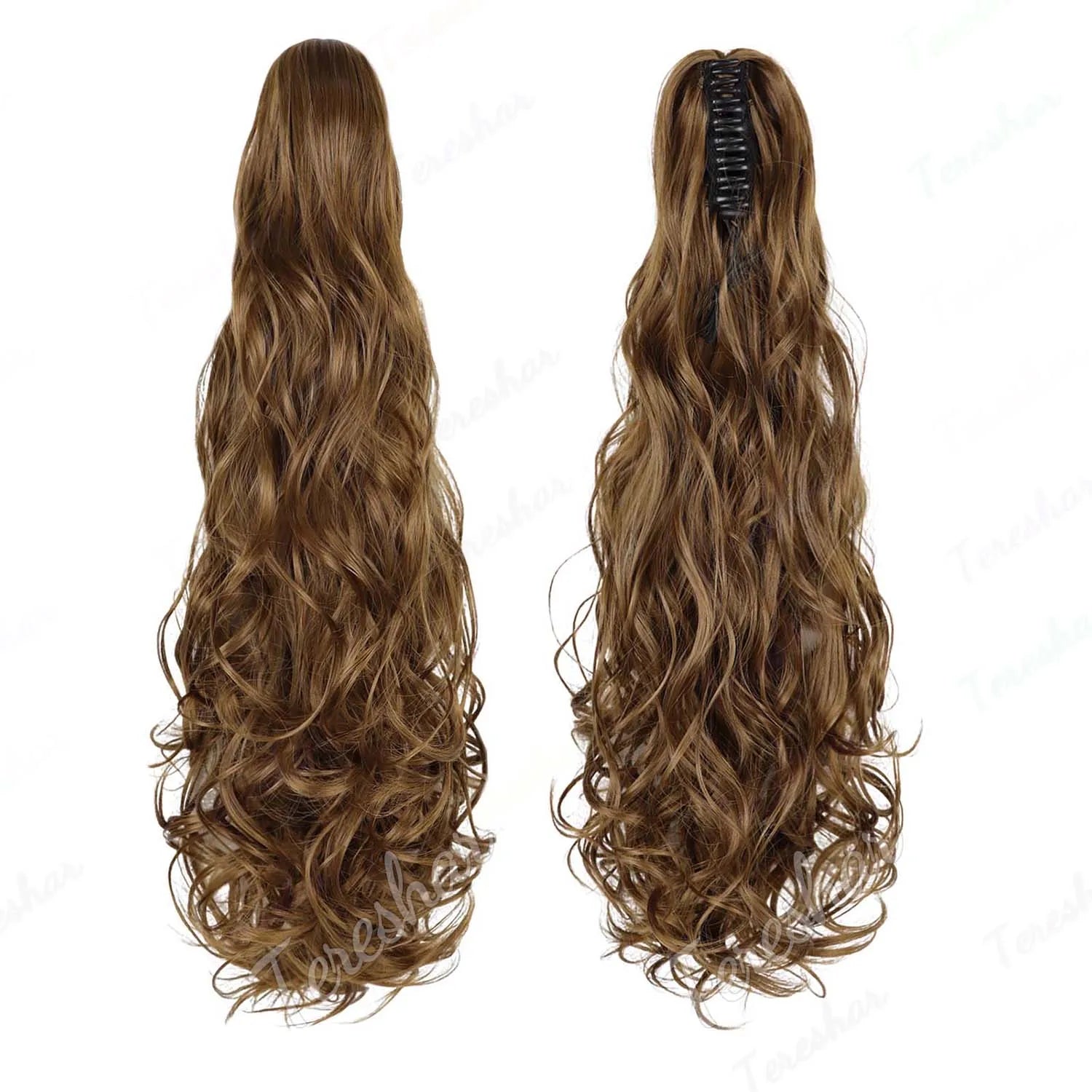Wavy Claw Clip Ponytail Extension for Instant Volume and Length - 13
