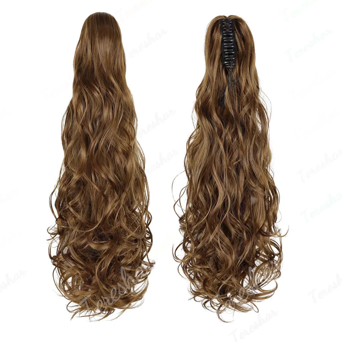 Wavy Claw Clip Ponytail Extension for Instant Volume and Length