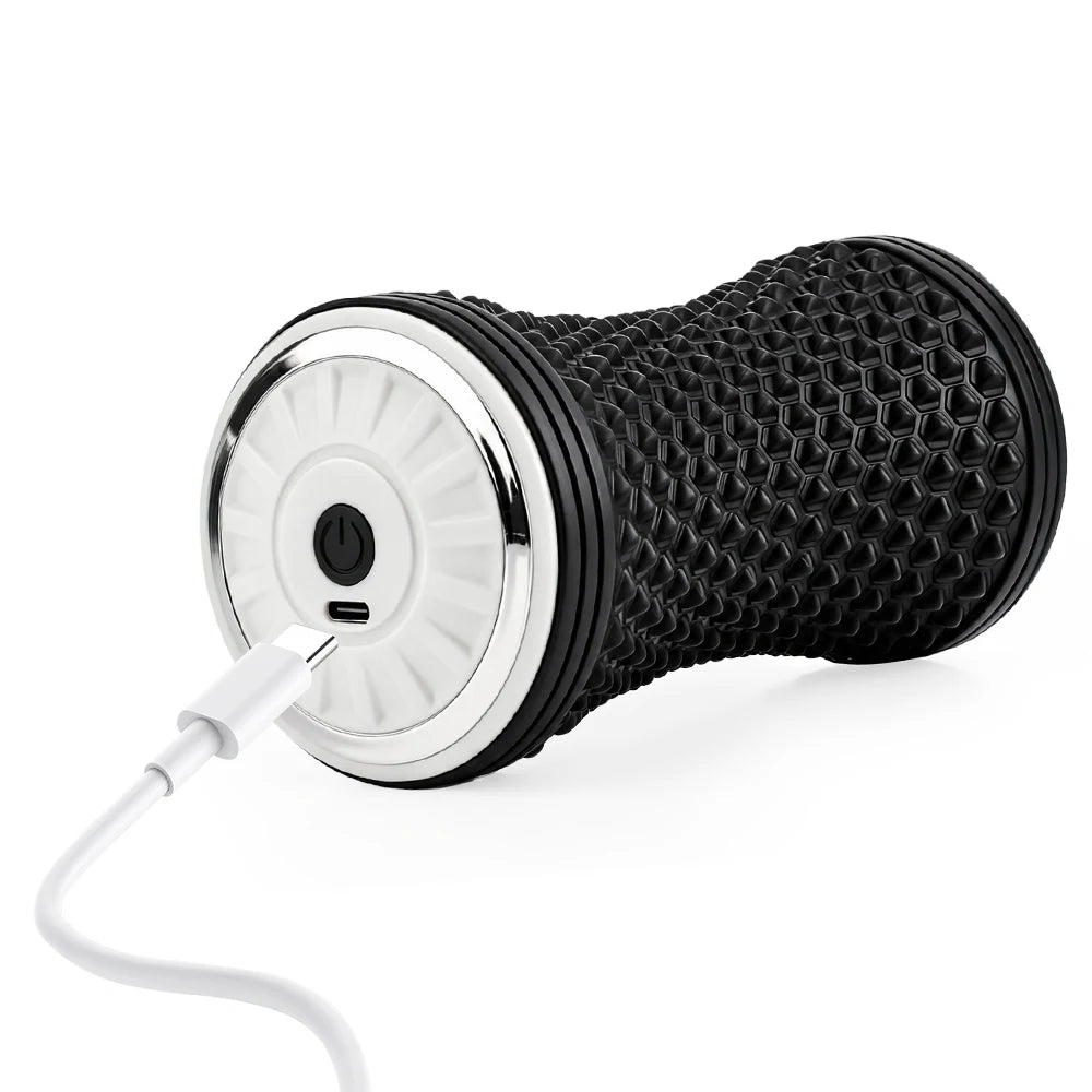 Electric Vibrating Massage Roller for Deep Muscle Recovery and Relief