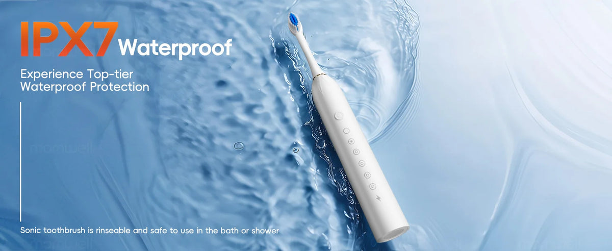 Rechargeable Sonic Electric Toothbrush for Deep Cleaning and Whitening