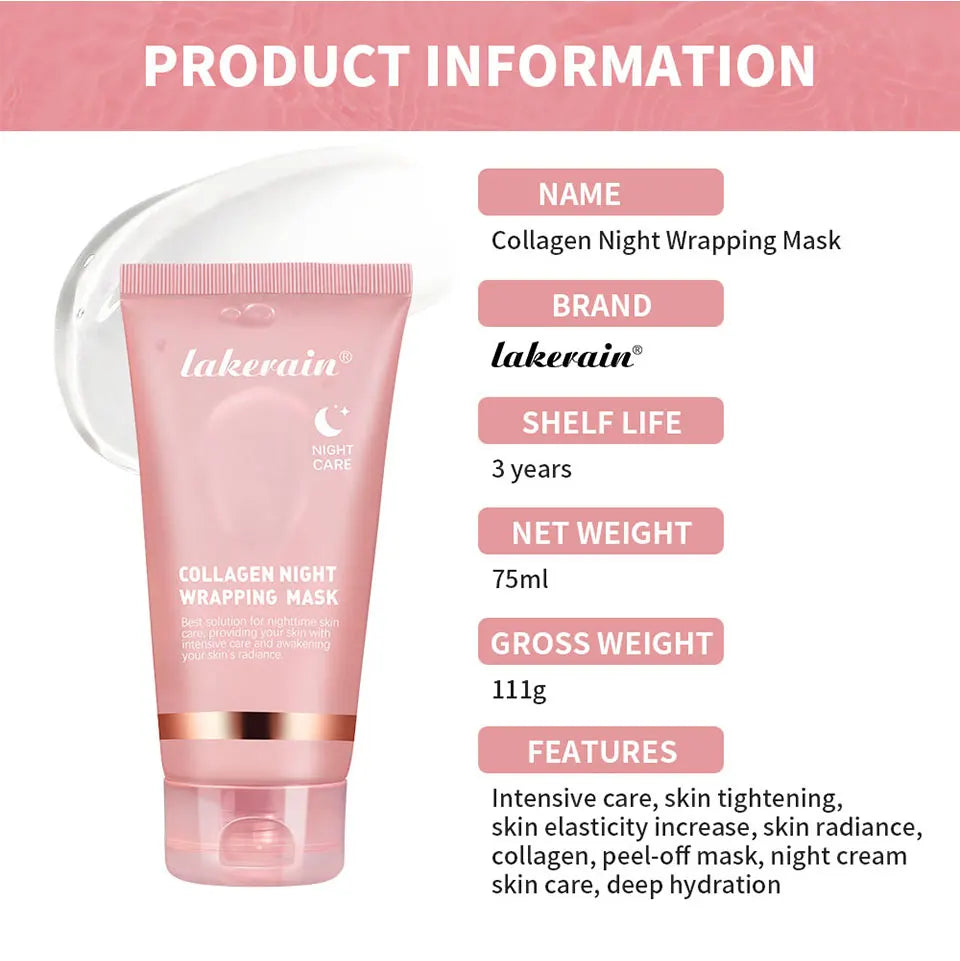 Collagen and Turmeric Overnight Peel-Off Face Mask for Deep Hydration - 18