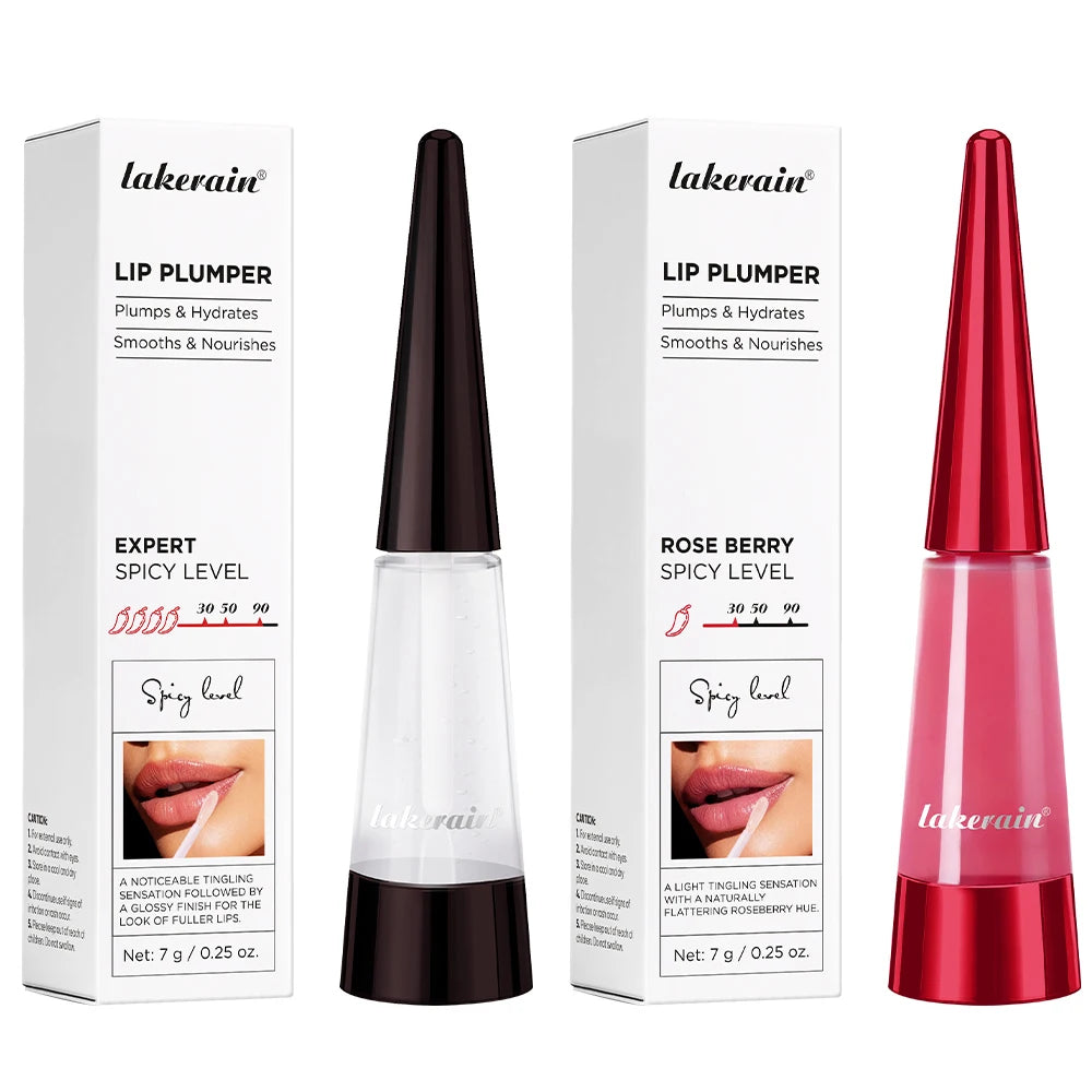 Instant Volumizing Lip Plumper Gloss for Fuller and Hydrated Lips
