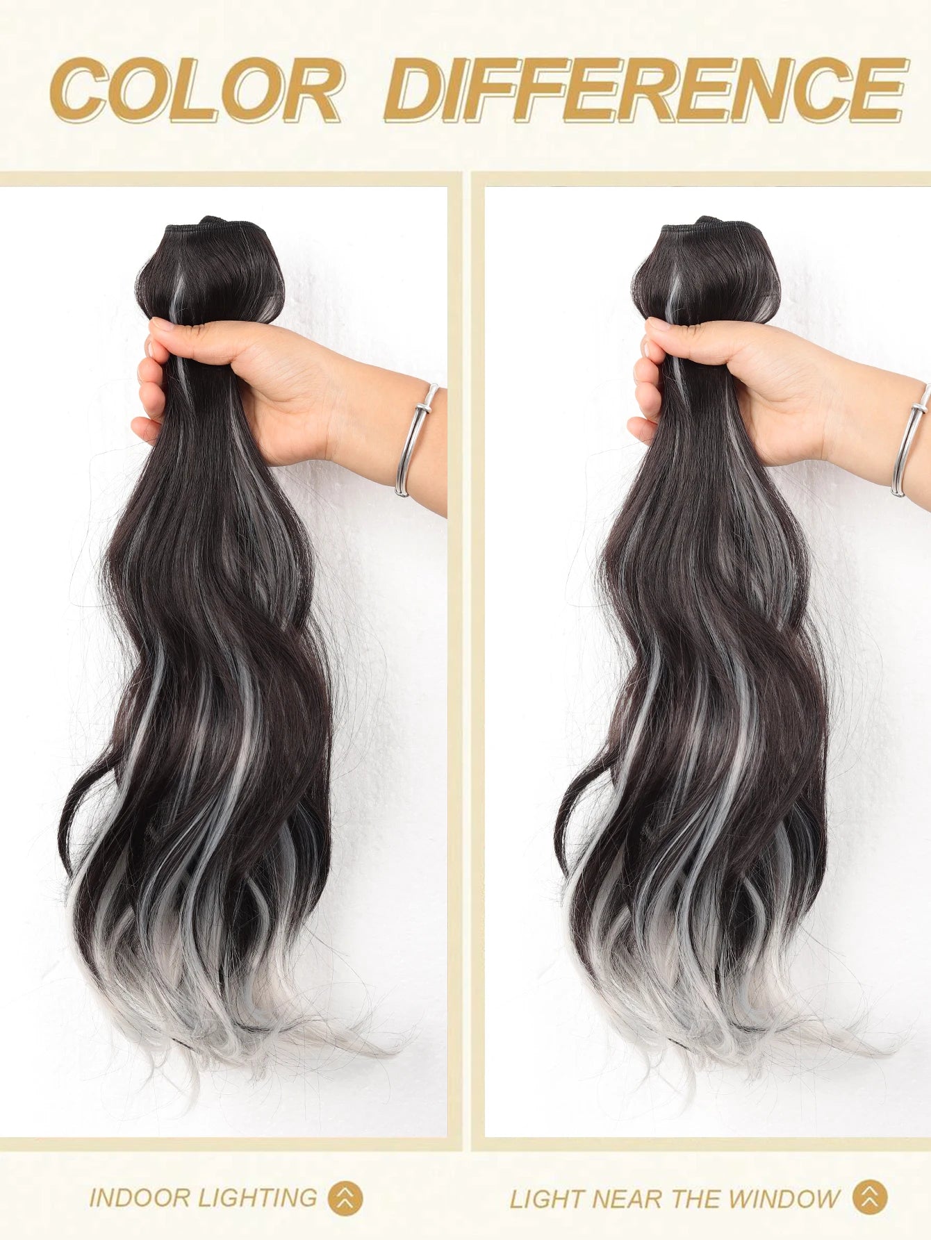 Wavy Clip-In Hair Extensions for Voluminous Curls - 6