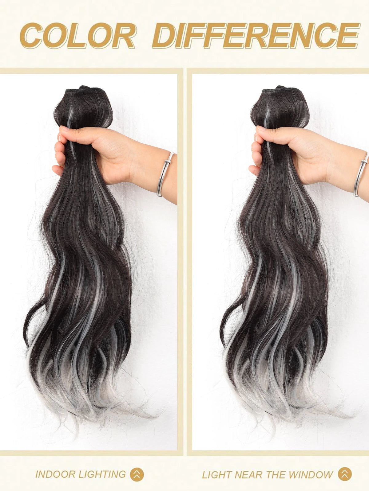 Wavy Clip-In Hair Extensions for Voluminous Curls
