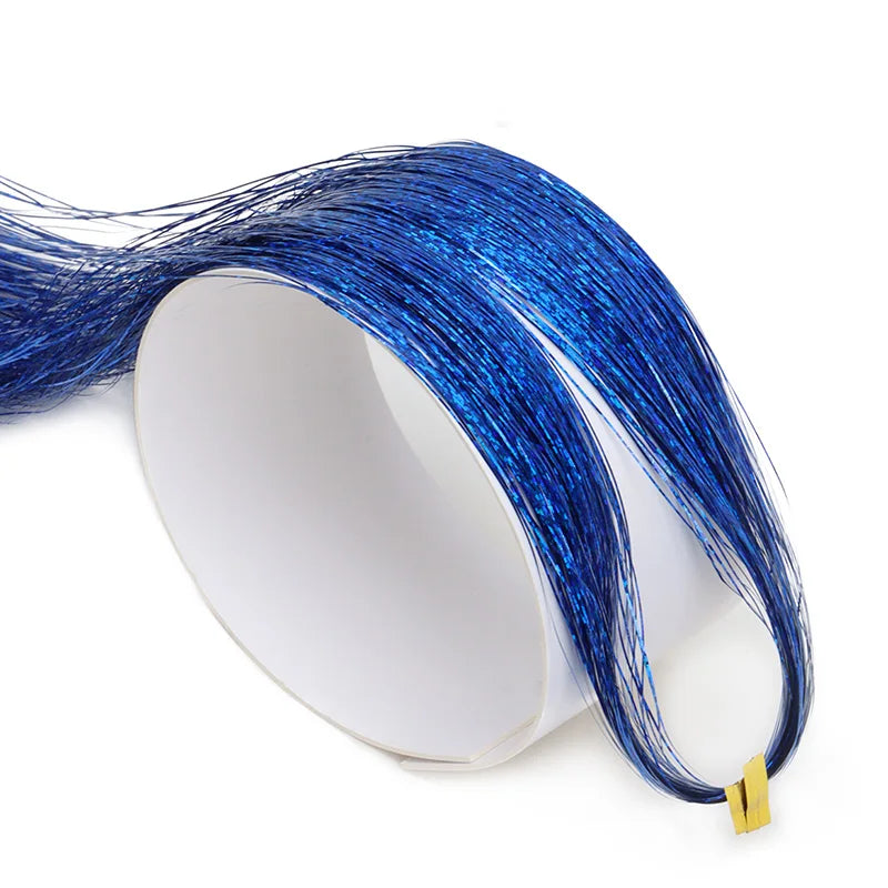 Sparkle Rainbow Hair Tinsel Extensions for Parties