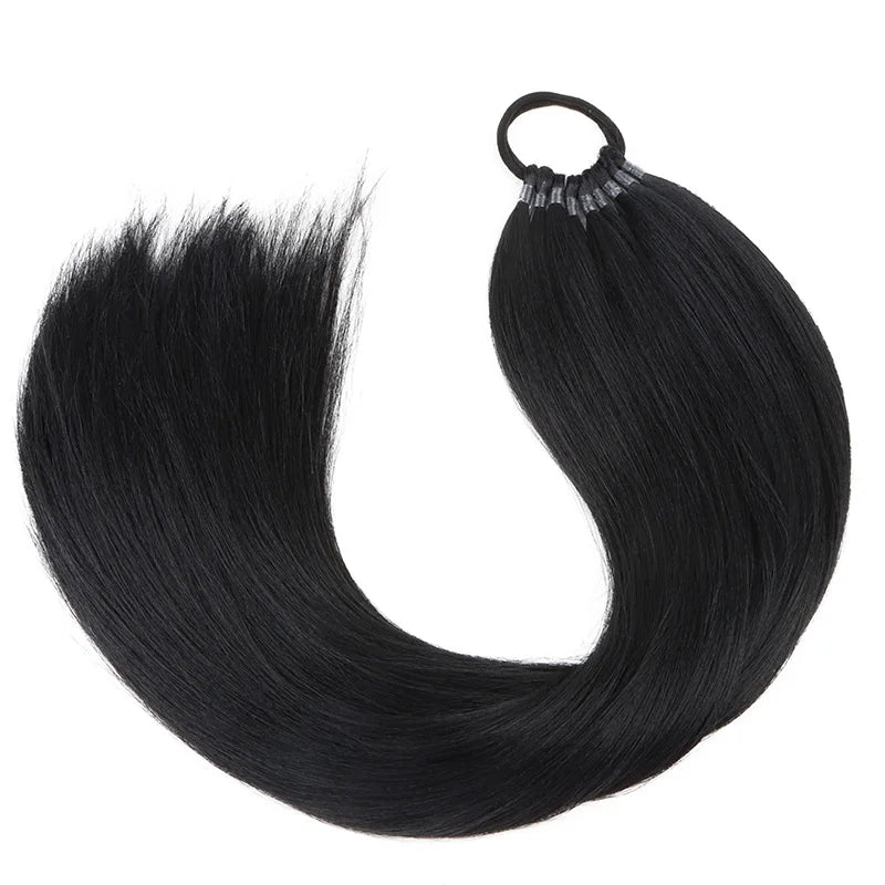 22-Inch Long Straight Synthetic Ponytail Extension