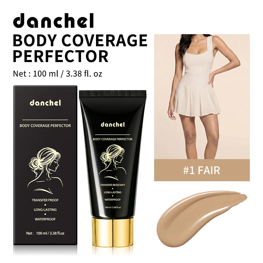 Waterproof Full Coverage Body Concealer for Tattoos Scars and Blemishes