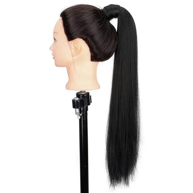 22-Inch Long Straight Synthetic Ponytail Extension