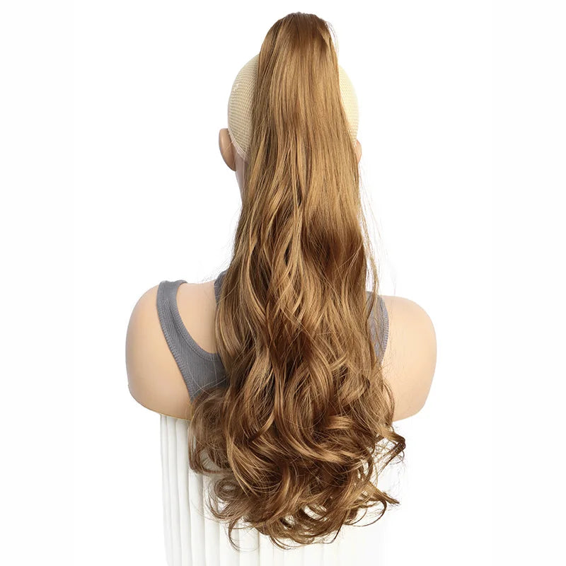 20-Inch Long Curly Claw Clip Ponytail Hair Extension - 12