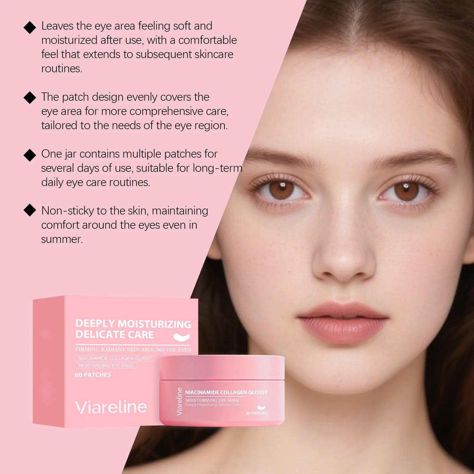 Niacinamide Collagen Eye Mask Patches for Dark Circles and Puffiness - 11