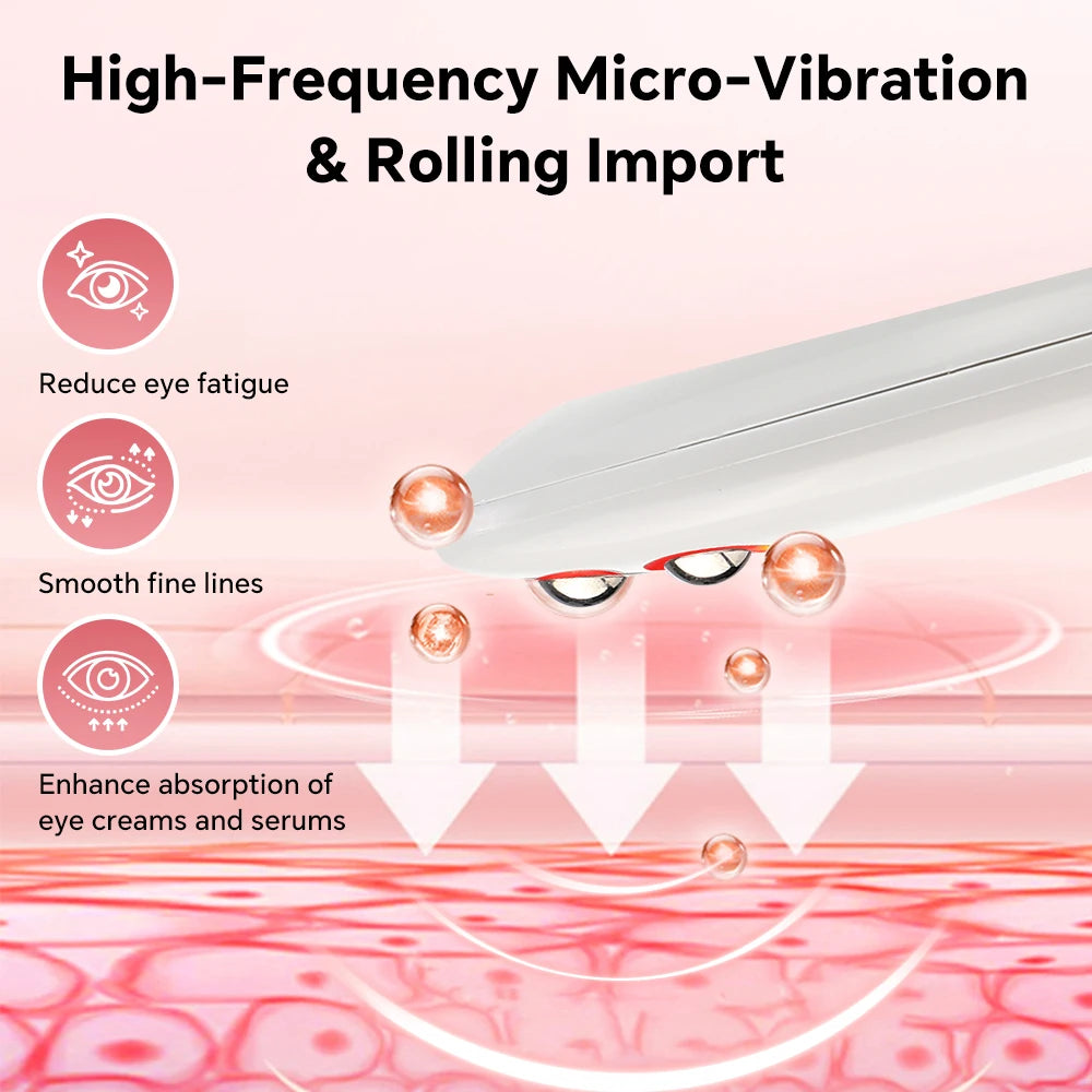 Intelligent Vibration Eye Massager for Depuffing and Skin Lifting - 10