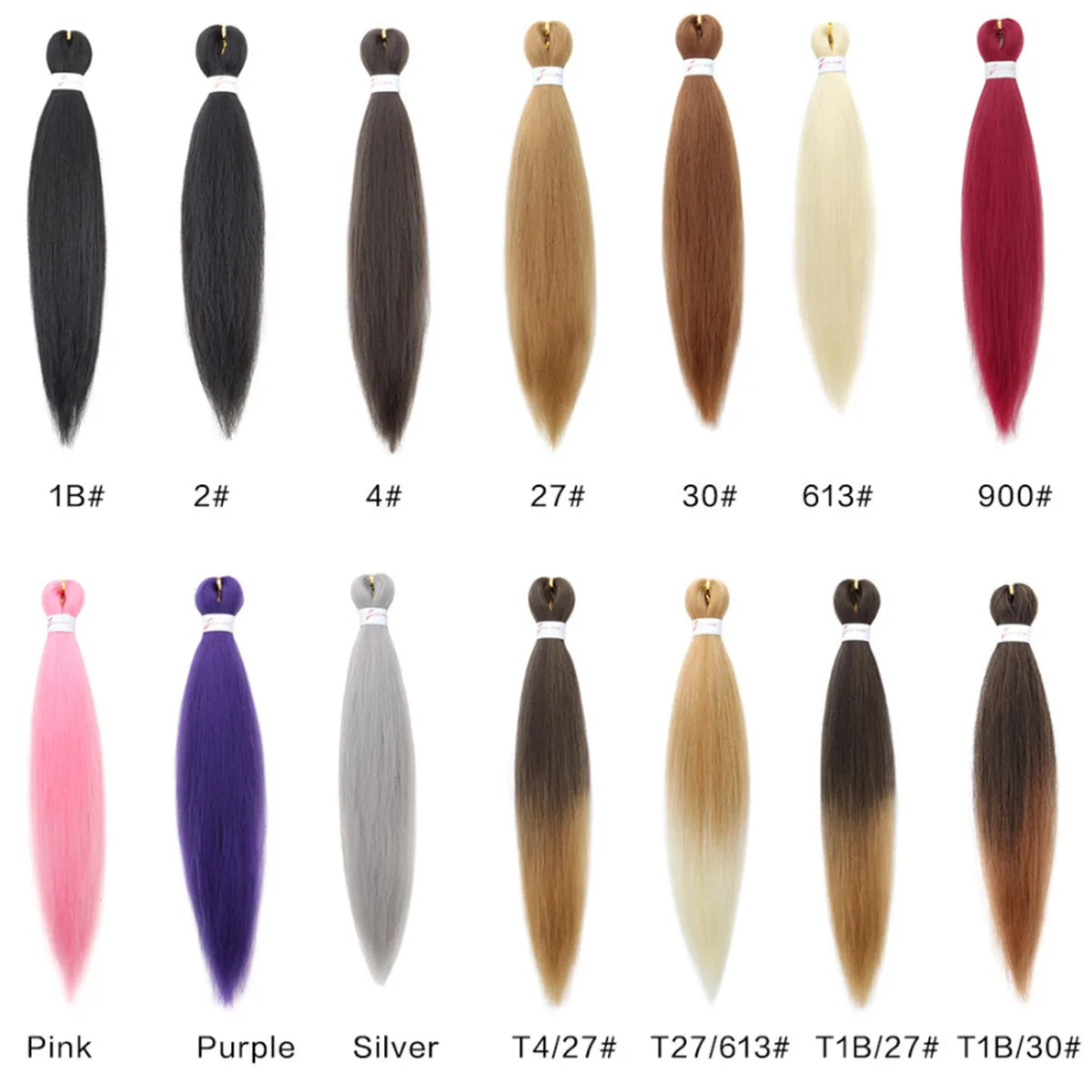 20-Inch Pre-Stretched Yaki Synthetic Braiding Hair Extensions - 3