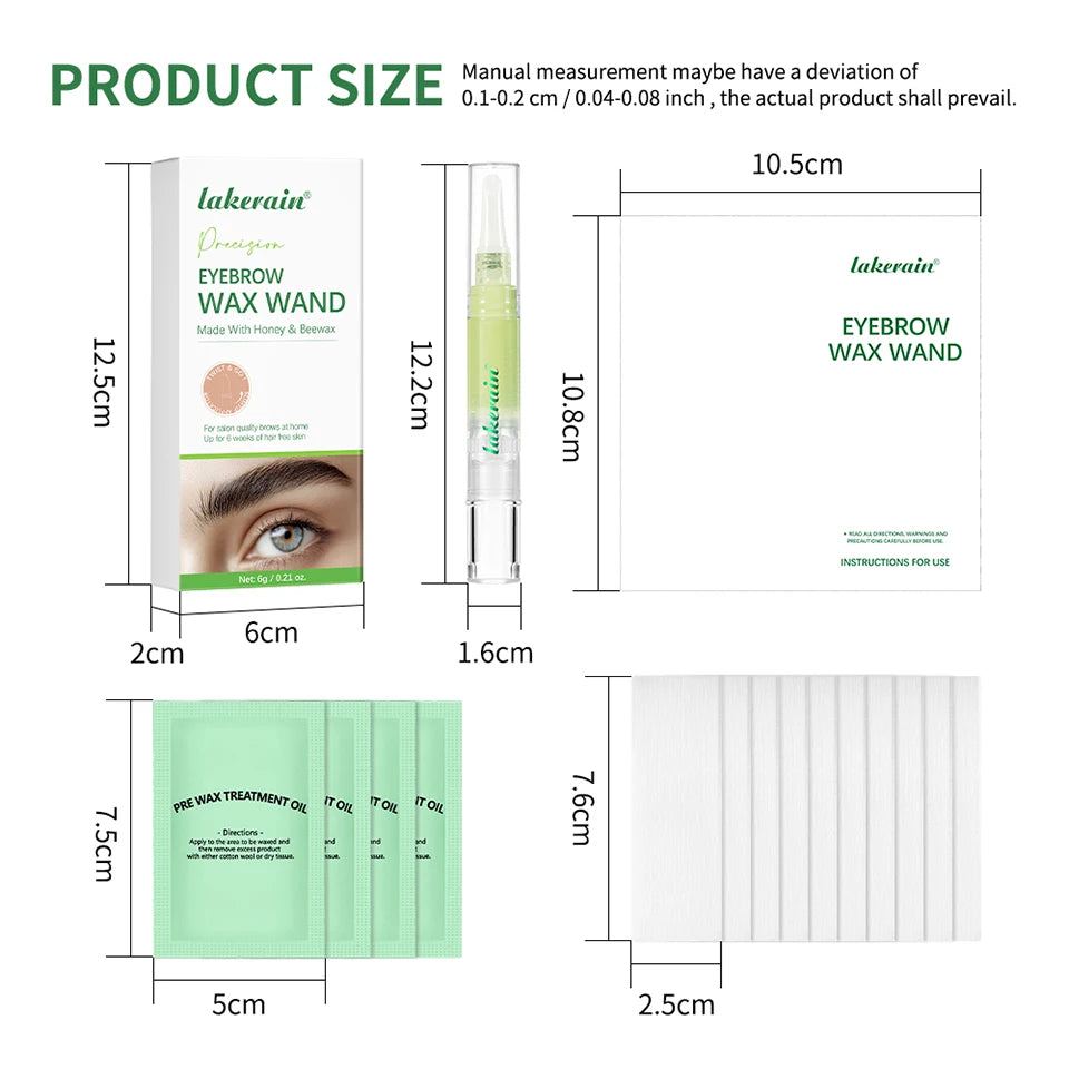 Precision Eyebrow Wax Wand for Easy At-Home Hair Removal - 17