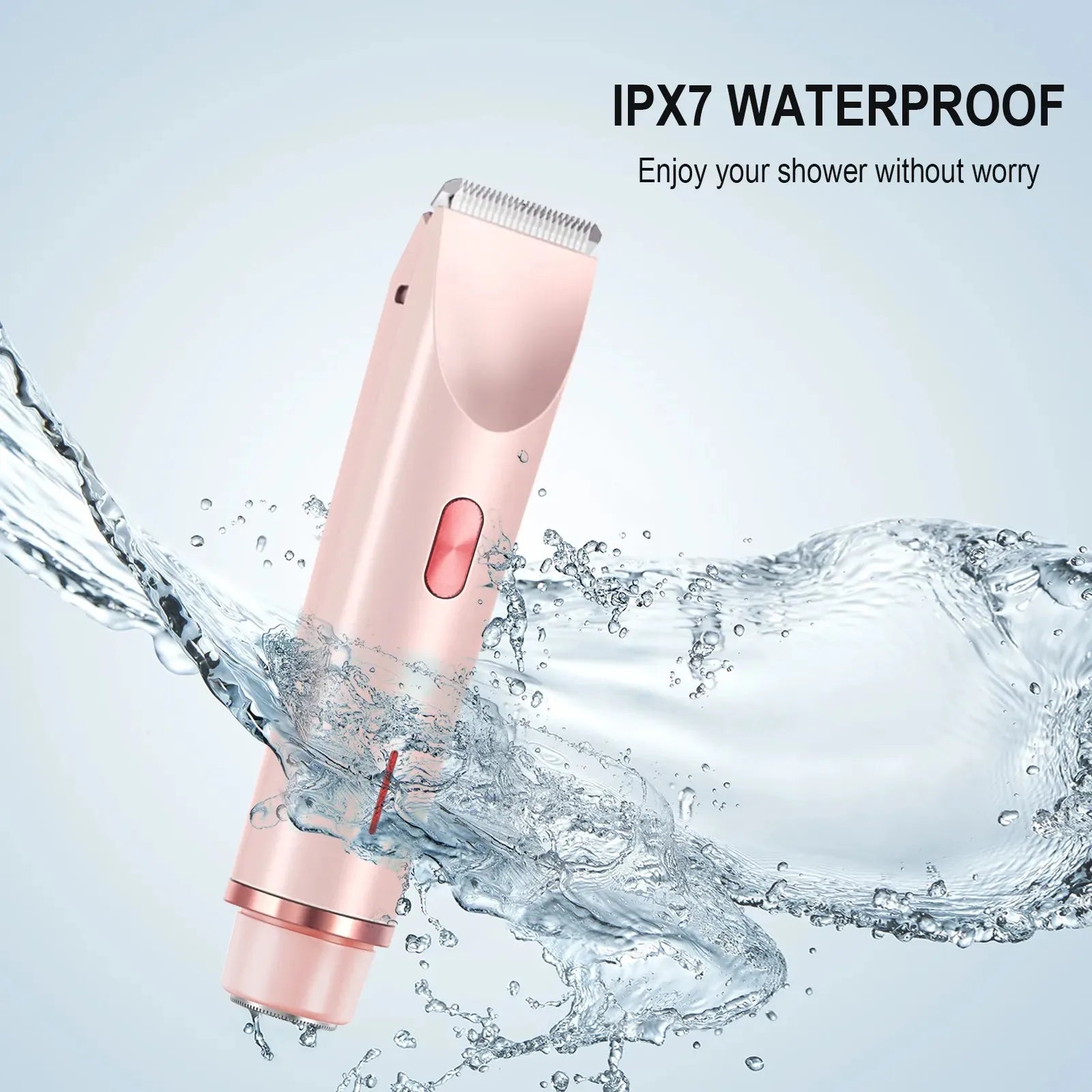 Electric Waterproof Women's Hair Shaver for Face, Bikini, and Body - 4