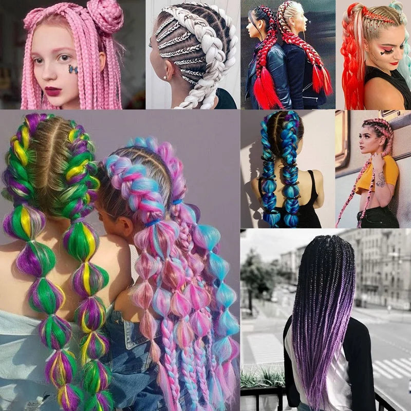 24-Inch Ombre Jumbo Braiding Hair Extensions - 6
