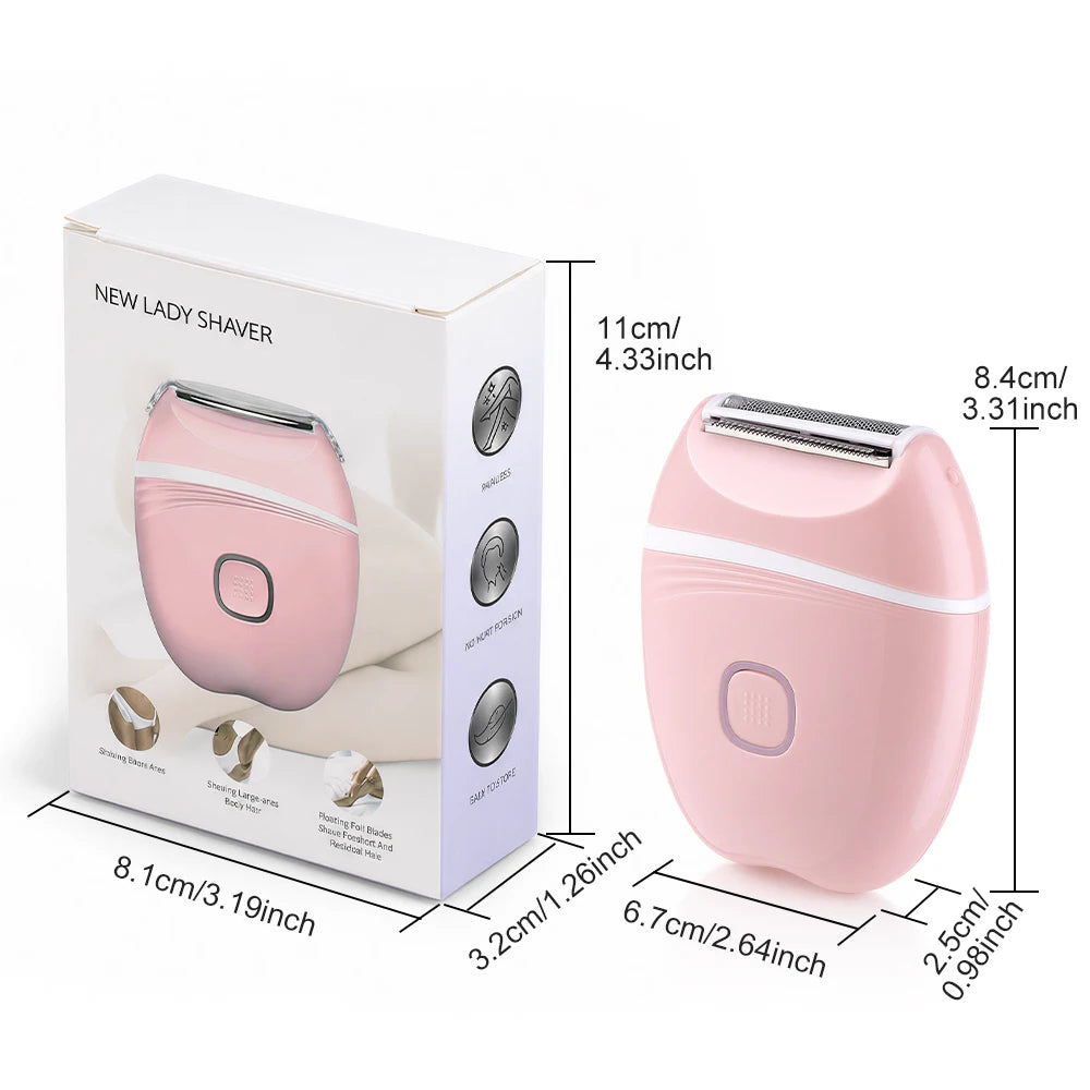 Electric Foil Shaver for Women for Smooth Body and Bikini Hair Removal