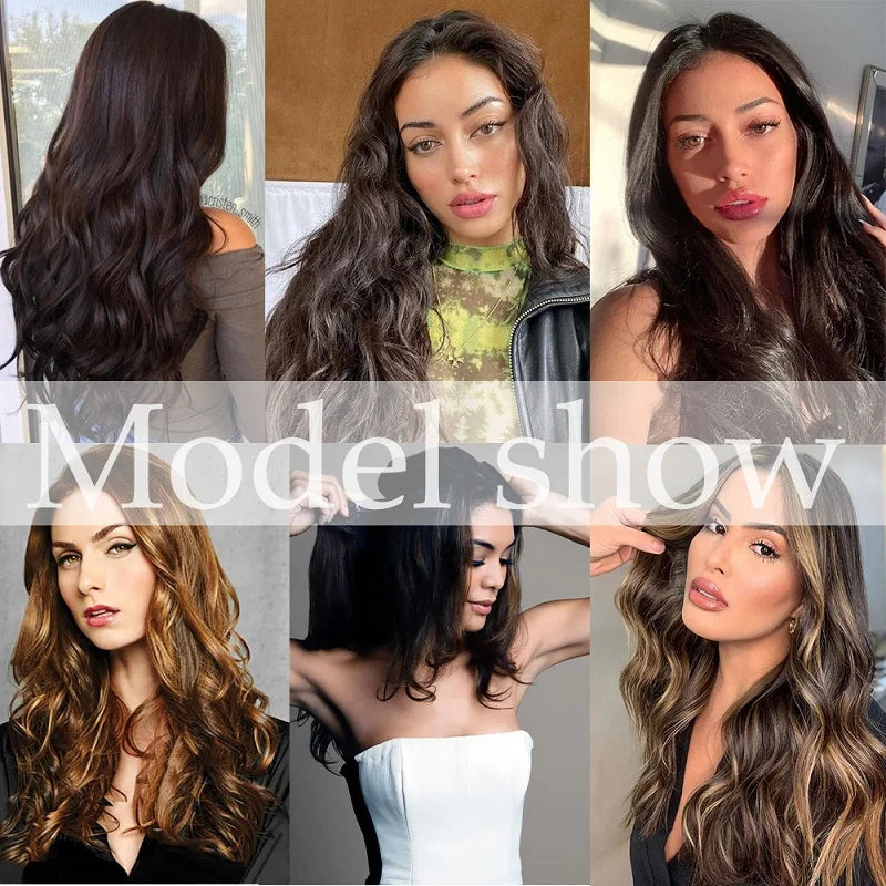 20-Inch Wavy Clip-In Hair Extension for Instant Volume - 6