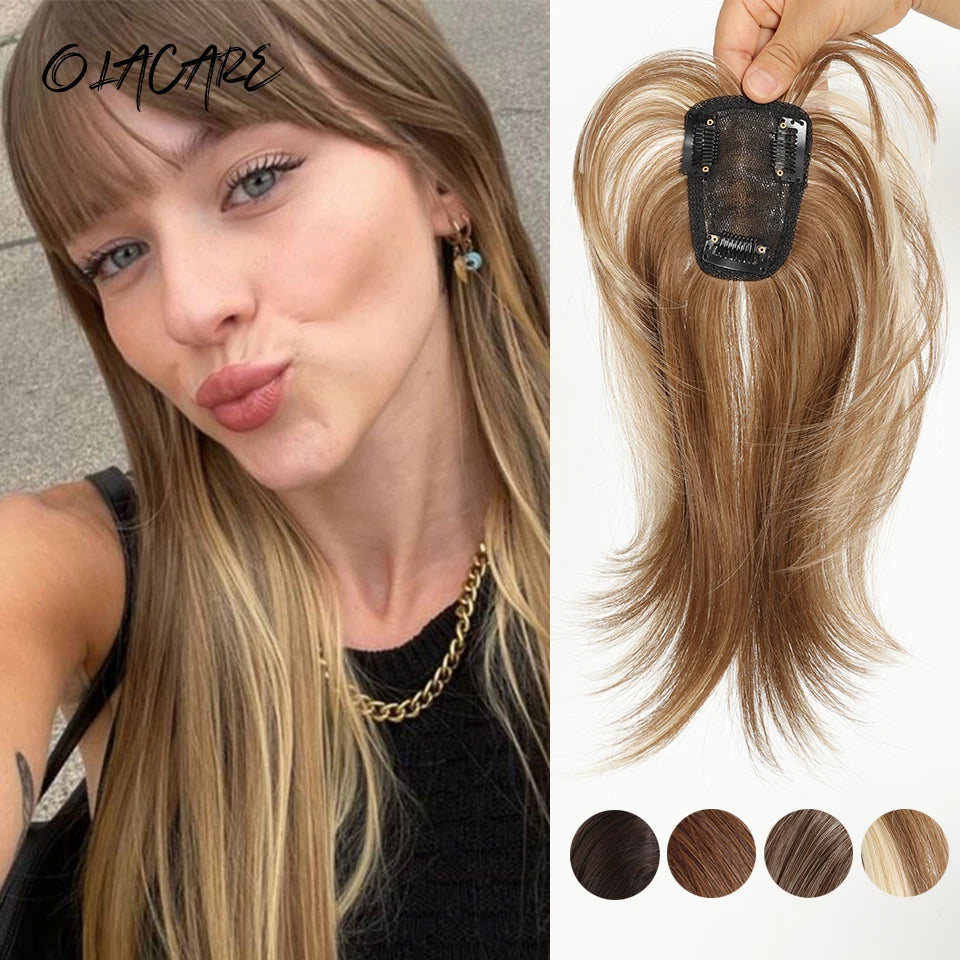 Clip-in Figure-Eight Bangs Hair Extension