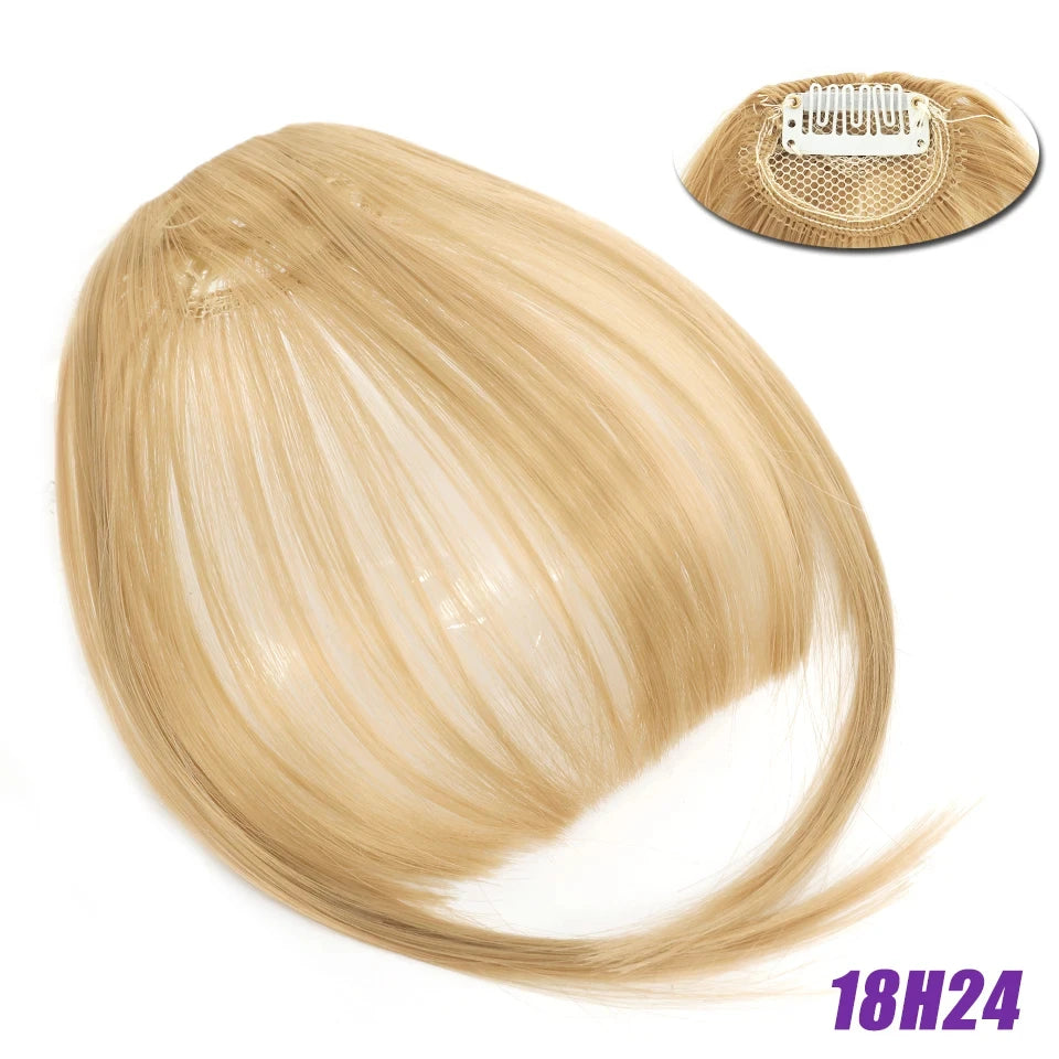 Clip In Air Bangs for Natural Hair Volumizing and Face Framing - 19