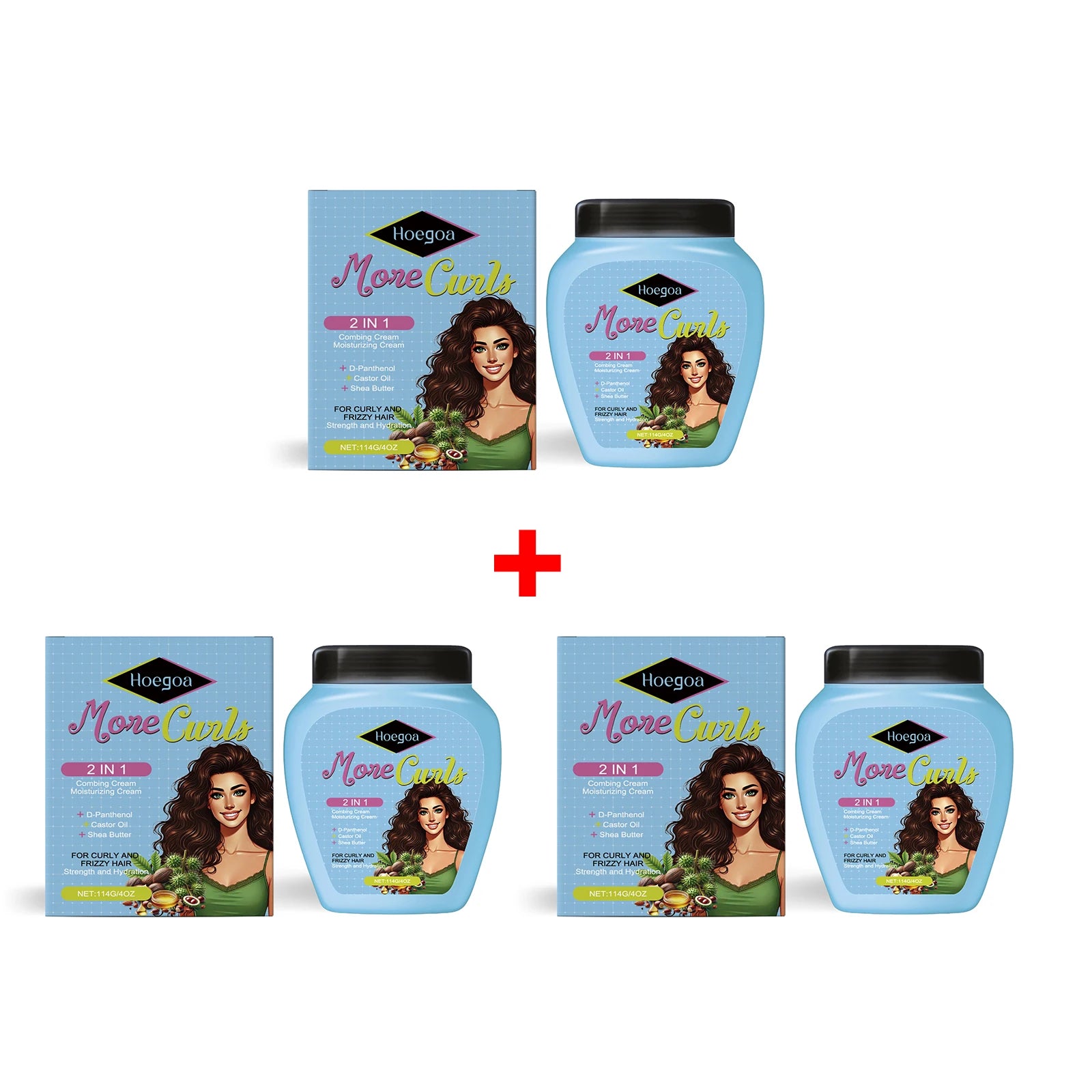 Curl Defining Moisturizing Cream for Frizzy and Curly Hair - 19