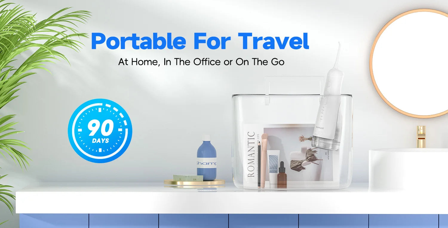 Portable Electric Oral Irrigator and Nasal Rinse Cleaning System - 16