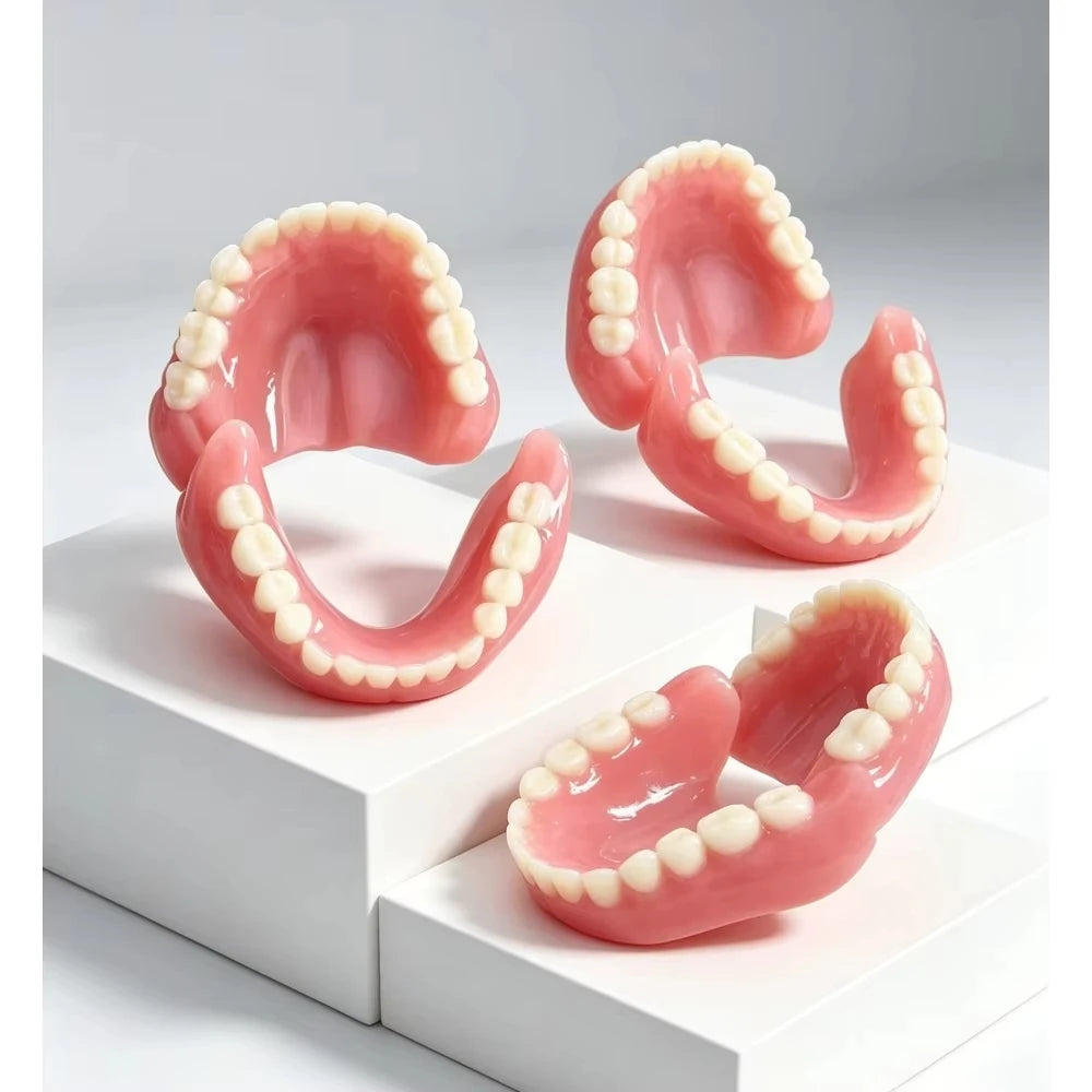 Comfortable Silicone Denture Kit for Men and Women - 2