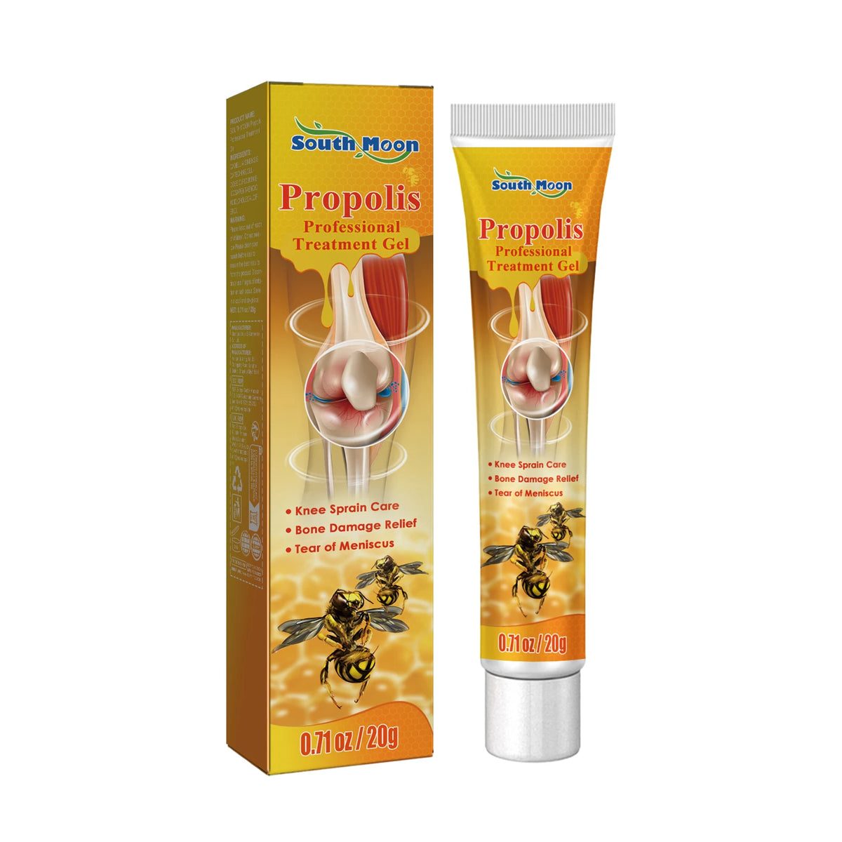 Propolis Joint Relief Cooling Gel for Knees Back and Muscle Soreness