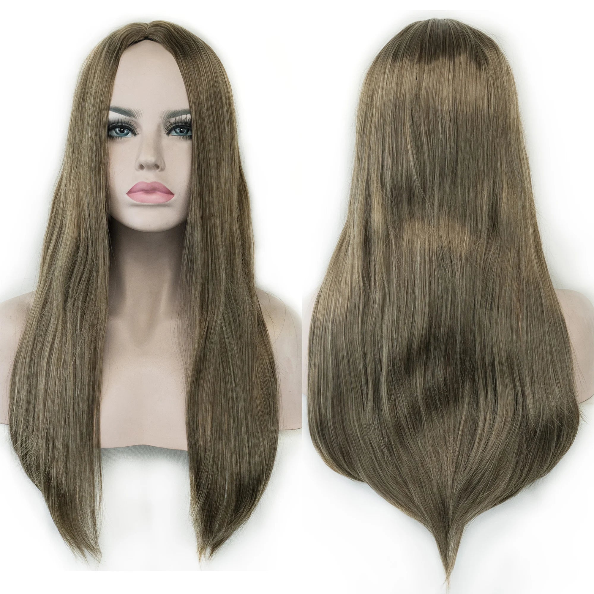 Heat Resistant Synthetic Long Wavy Wig for Daily Wear and Cosplay - 1