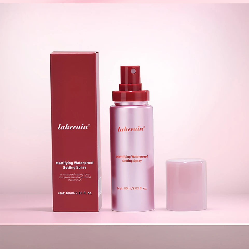 Long-Lasting Mattifying Waterproof Makeup Setting Spray for All Skin Types
