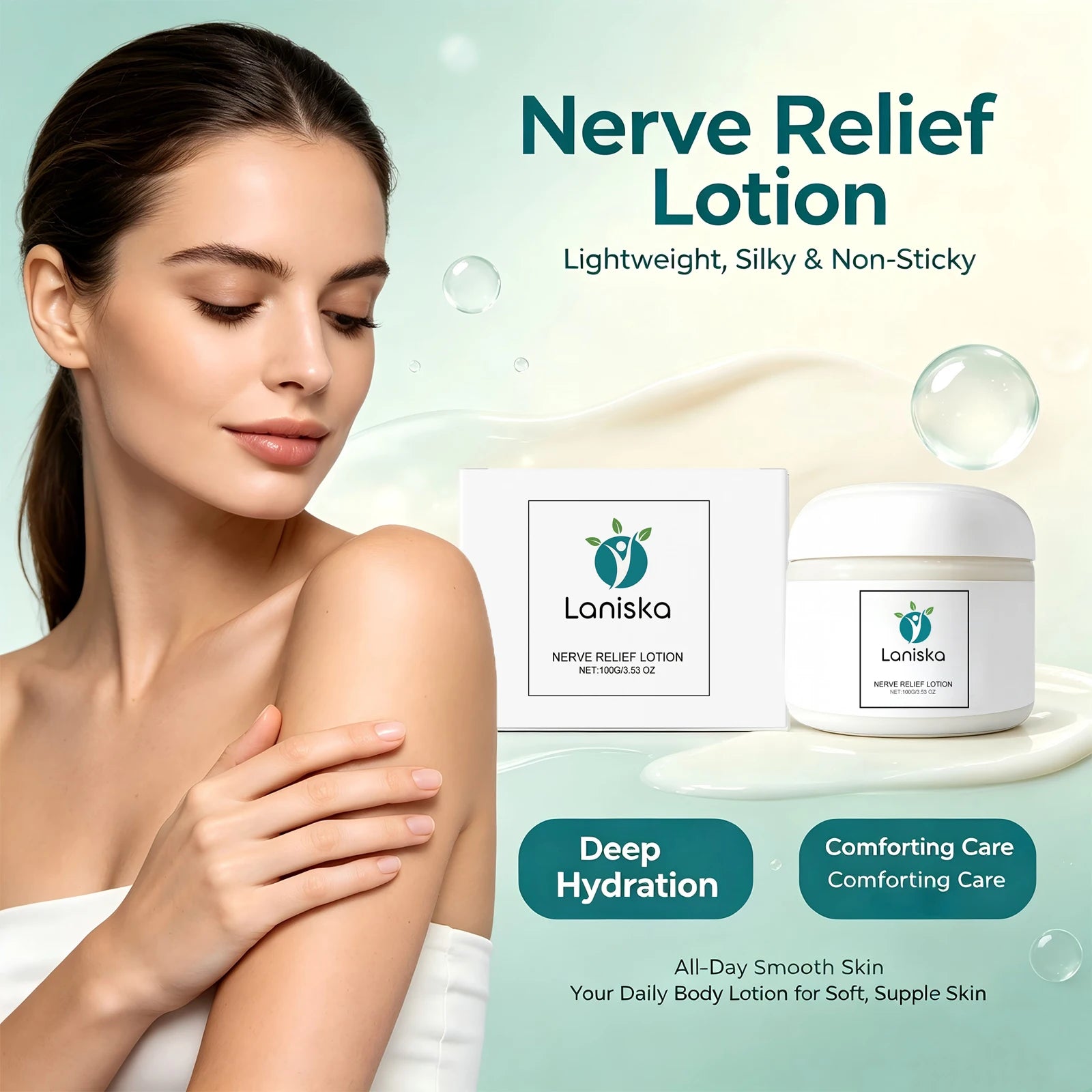 Soothing Nerve Relief Lotion for Tired Body Skin and Muscle Discomfort - 5