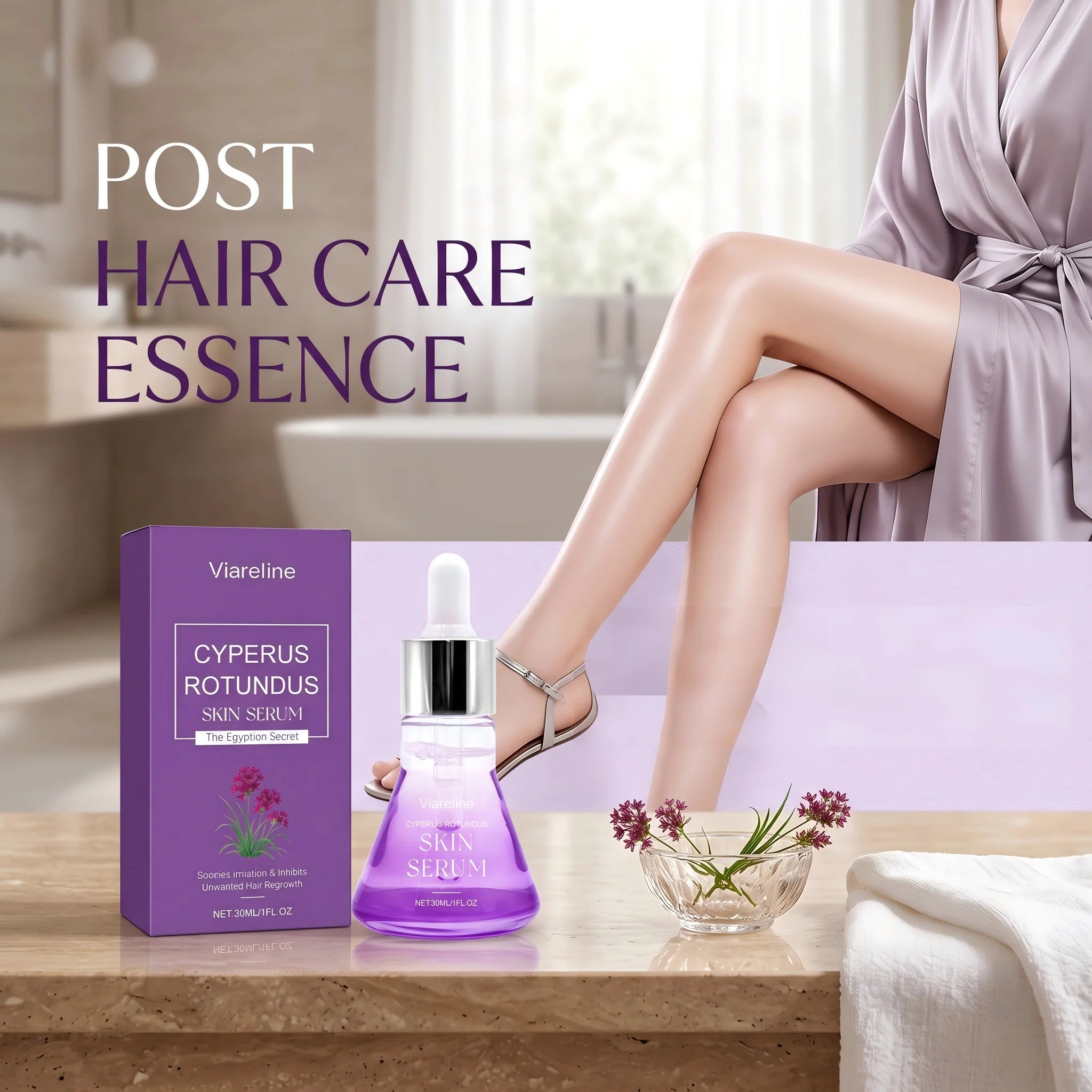 Hair Growth Inhibitor Serum for Smooth Skin After Shaving or Waxing - 4