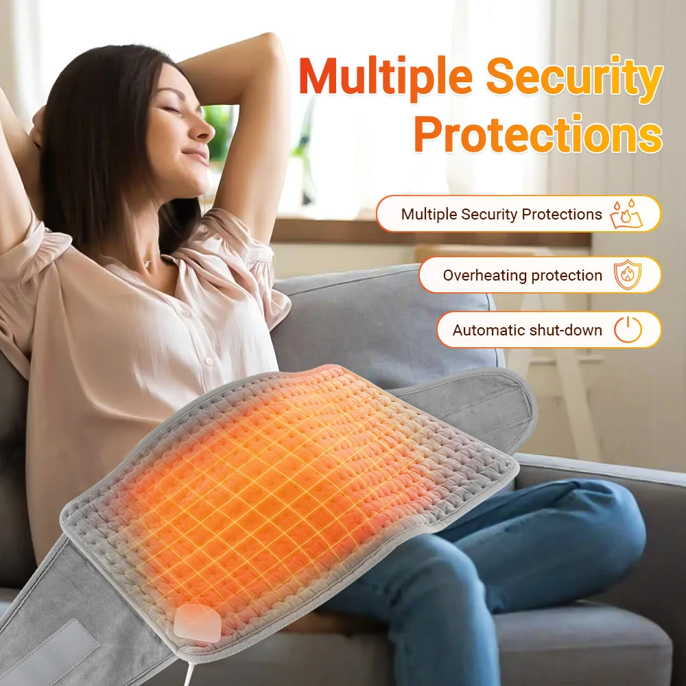 Adjustable Heated Waist Belt with 9 Heat Settings for Pain Relief - 14