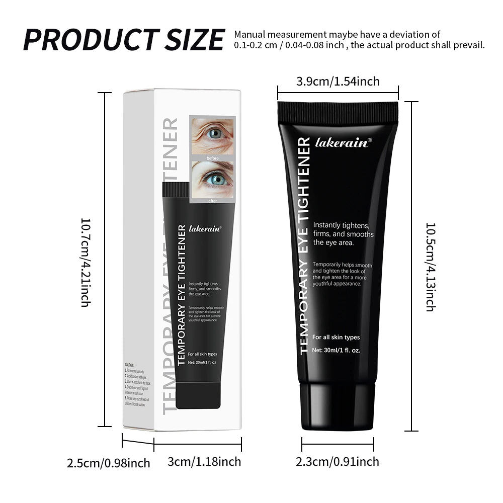 Instant Firming Eye Cream for Puffiness and Fine Lines Reduction