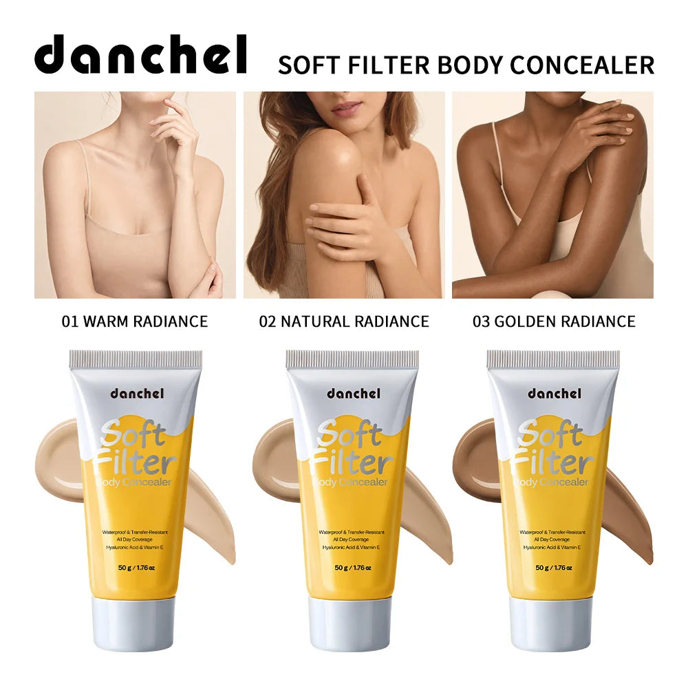 Waterproof Full Coverage Body Concealer for Scars Tattoos and Veins - 1