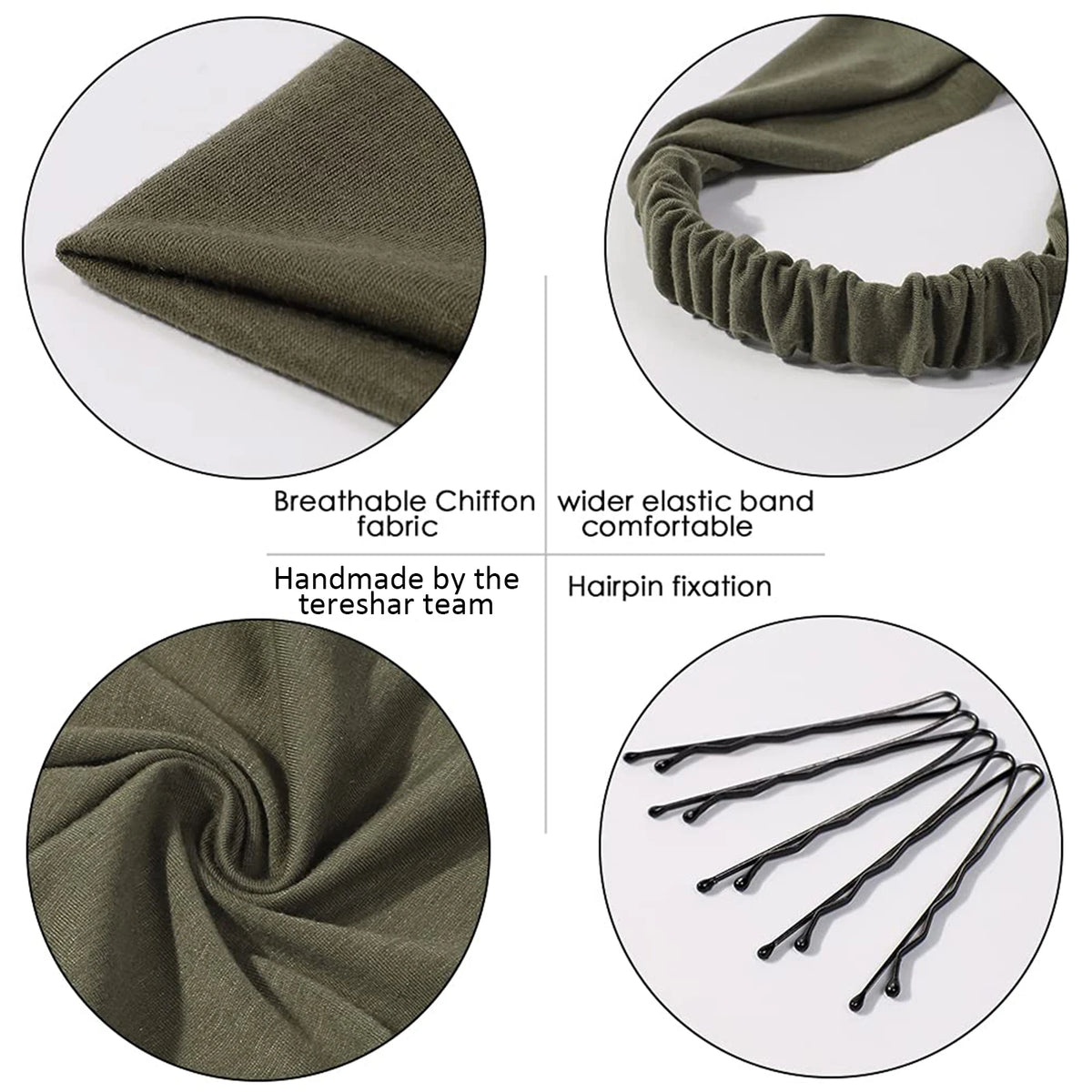 Elastic Boho Triangle Headband Scarf for Comfortable Daily Hair Styling