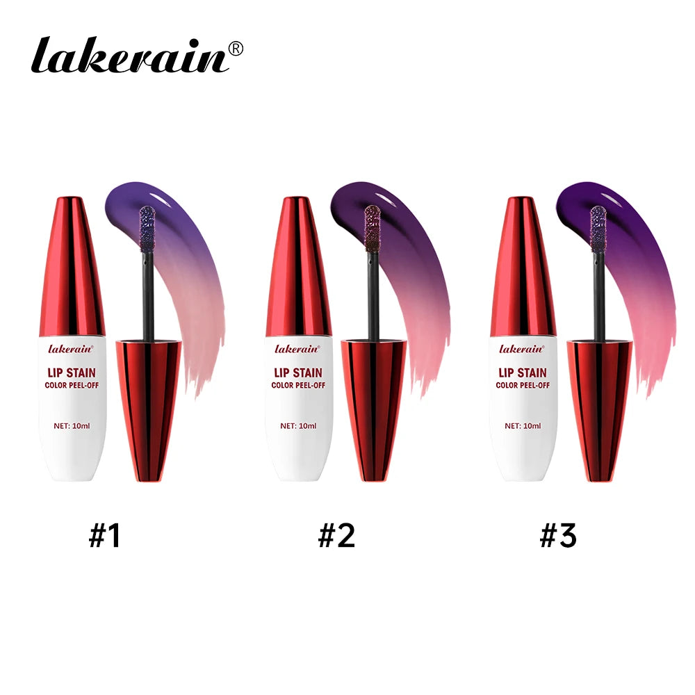 Long-Lasting Waterproof Peel-Off Lip Stain Tint for All-Day Wear
