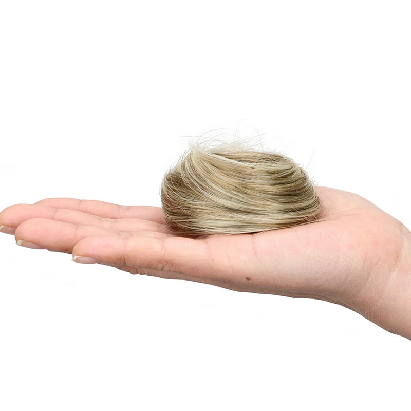 Messy Bun Hair Extension Donut Chignon for Instant Volume and Style - 7